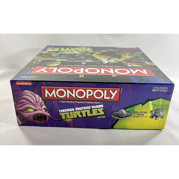 Monopoly TMNT Nickelodeon 2014 Teenage Mutant Ninja Turtles Board Game - Picture 11 of 12
